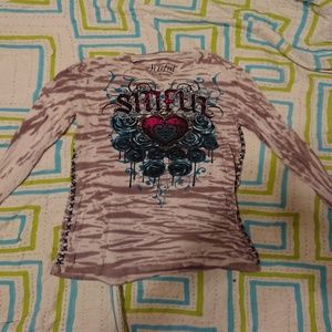 Affliction long sleeve shirt